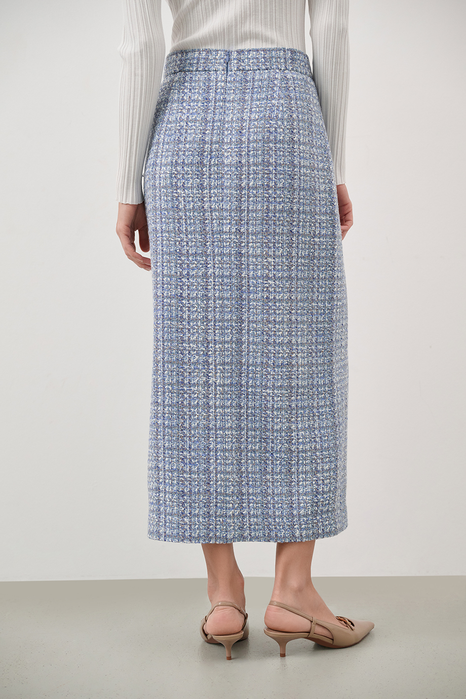 Юбка-карандаш из твида
