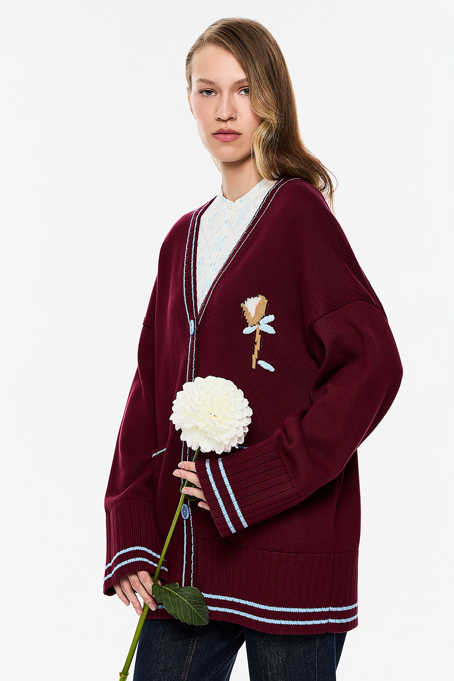 Кардиган с рисунком