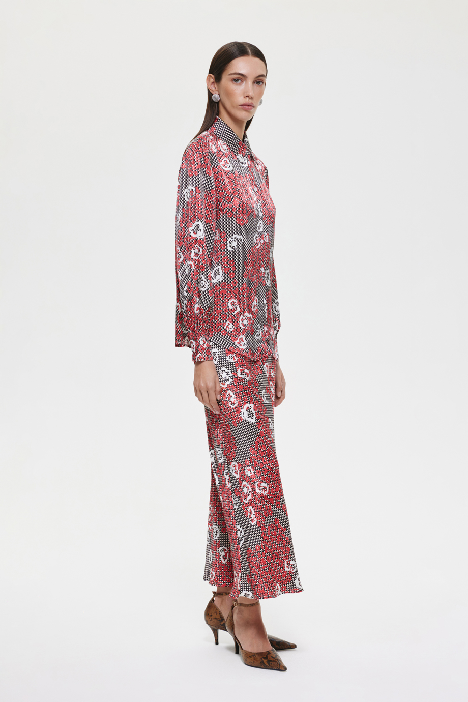 Блузка с принтом