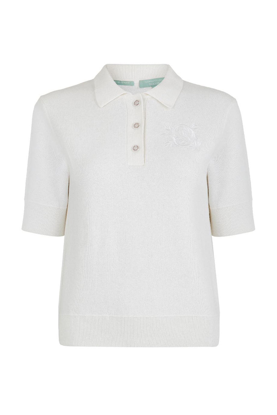 Джемпер-поло с вышивкой