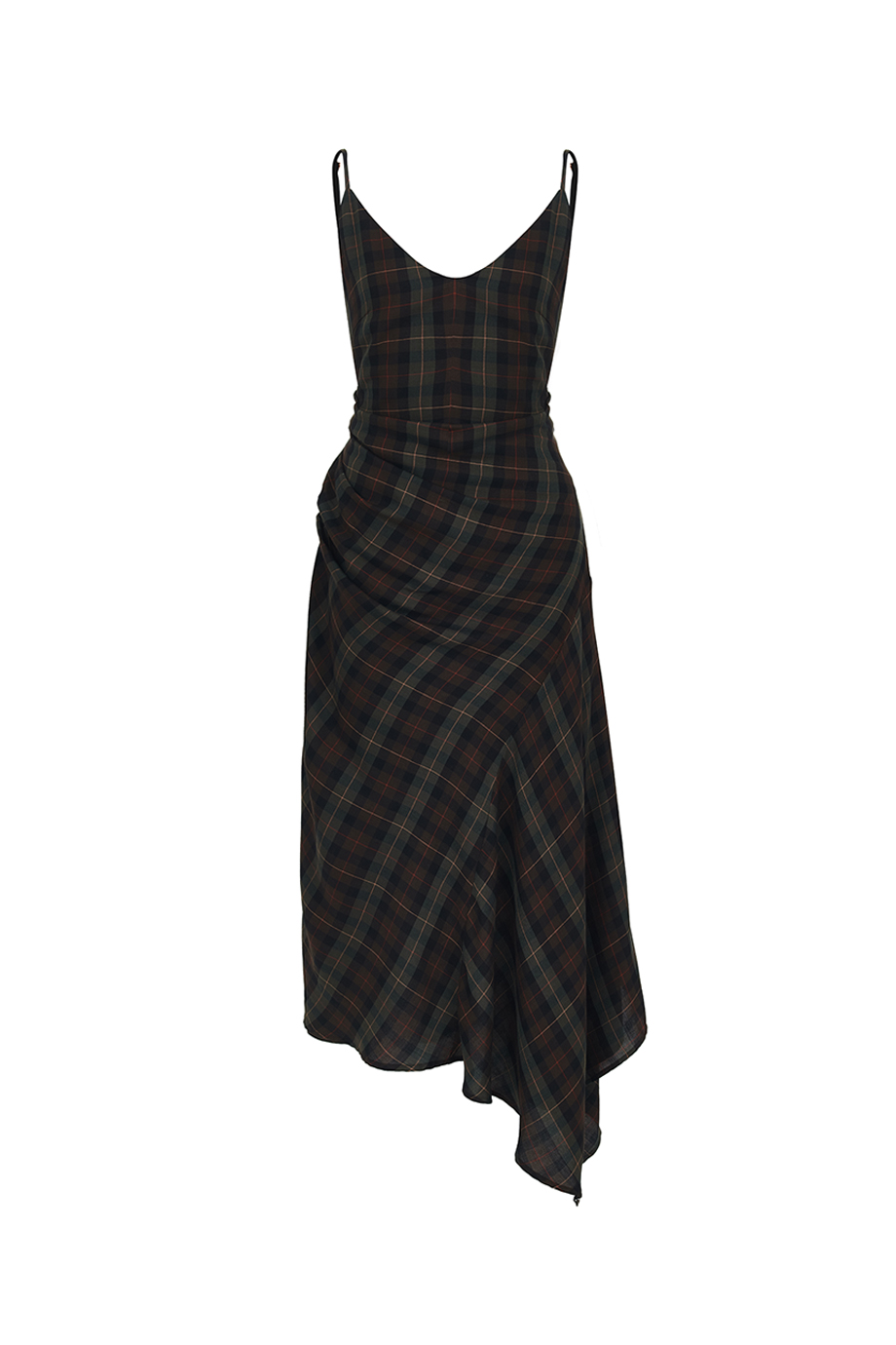 Сарафан ассиметричный в клетку