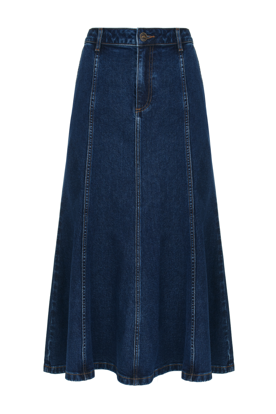 Юбка годе джинсовая