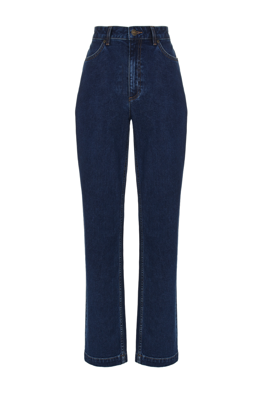 Джинсы Straight с вышивкой