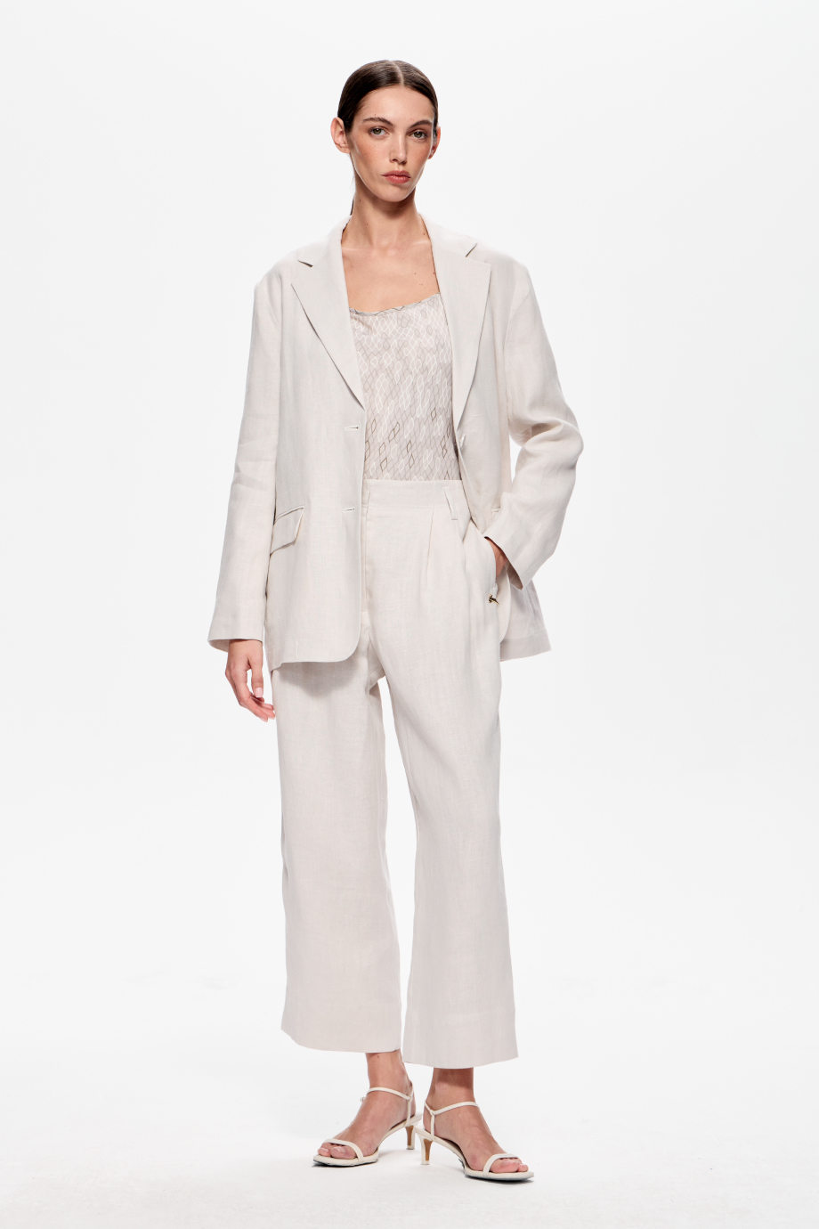 Жакет мягкий льняной