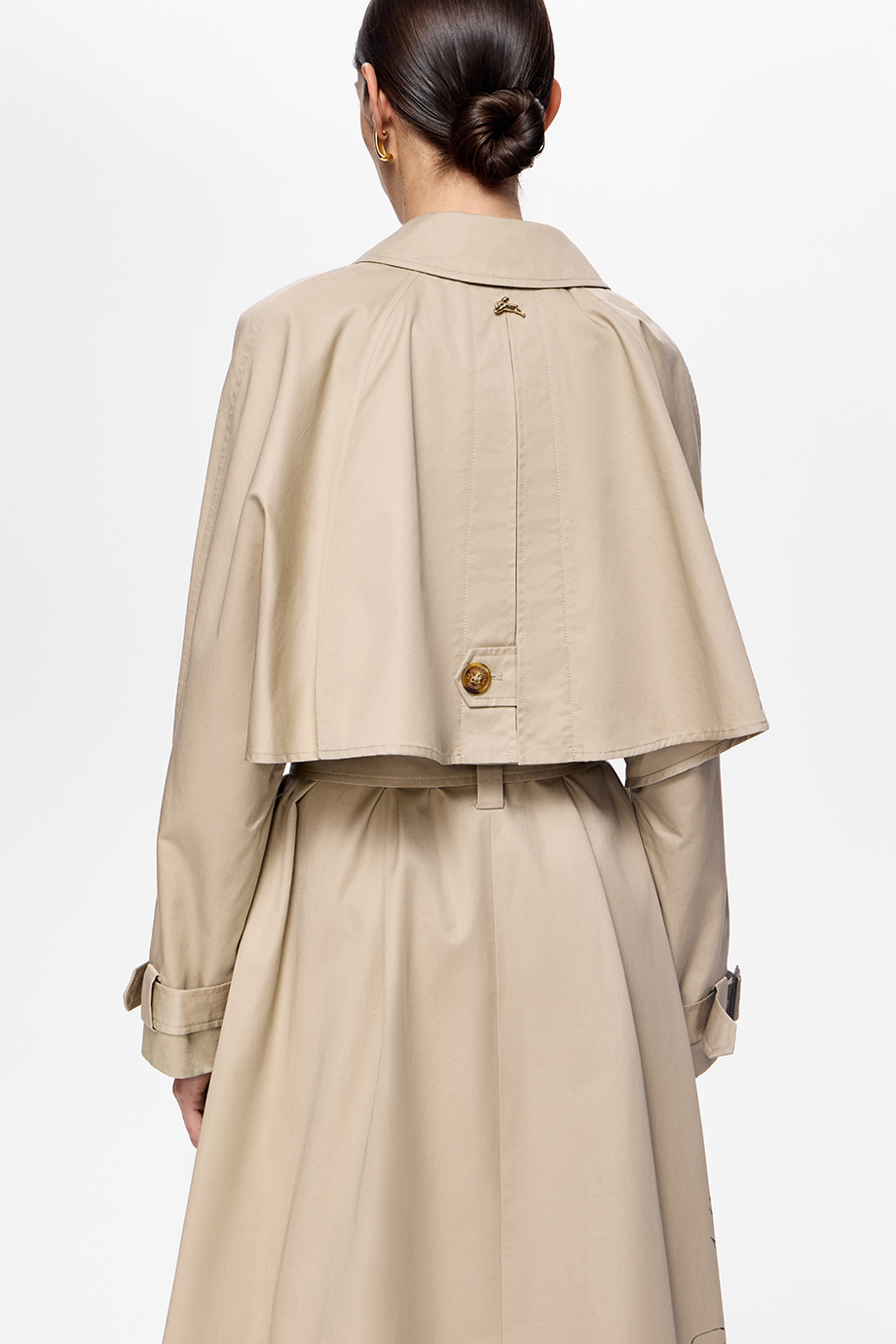 Тренч с принтом