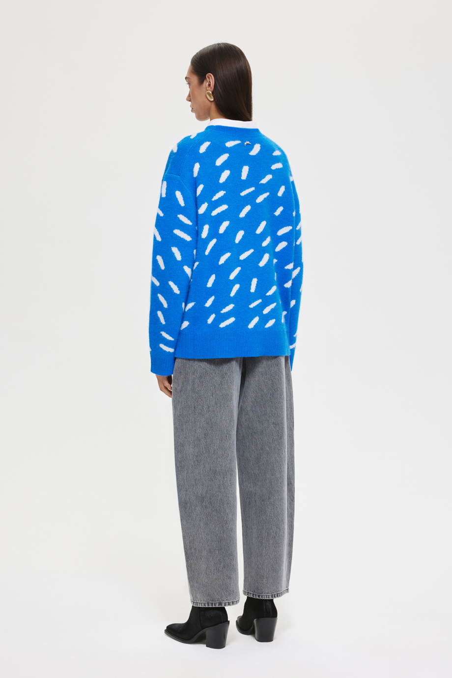 Джемпер с жаккардовым рисунком