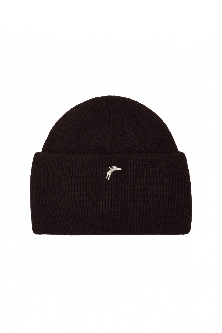 Шапка с широким отворотом с ангорой