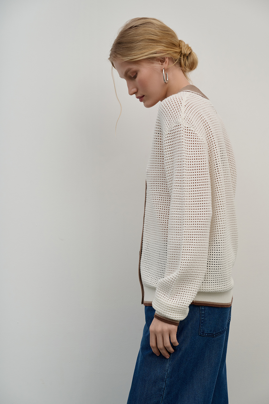 Кардиган ажурный