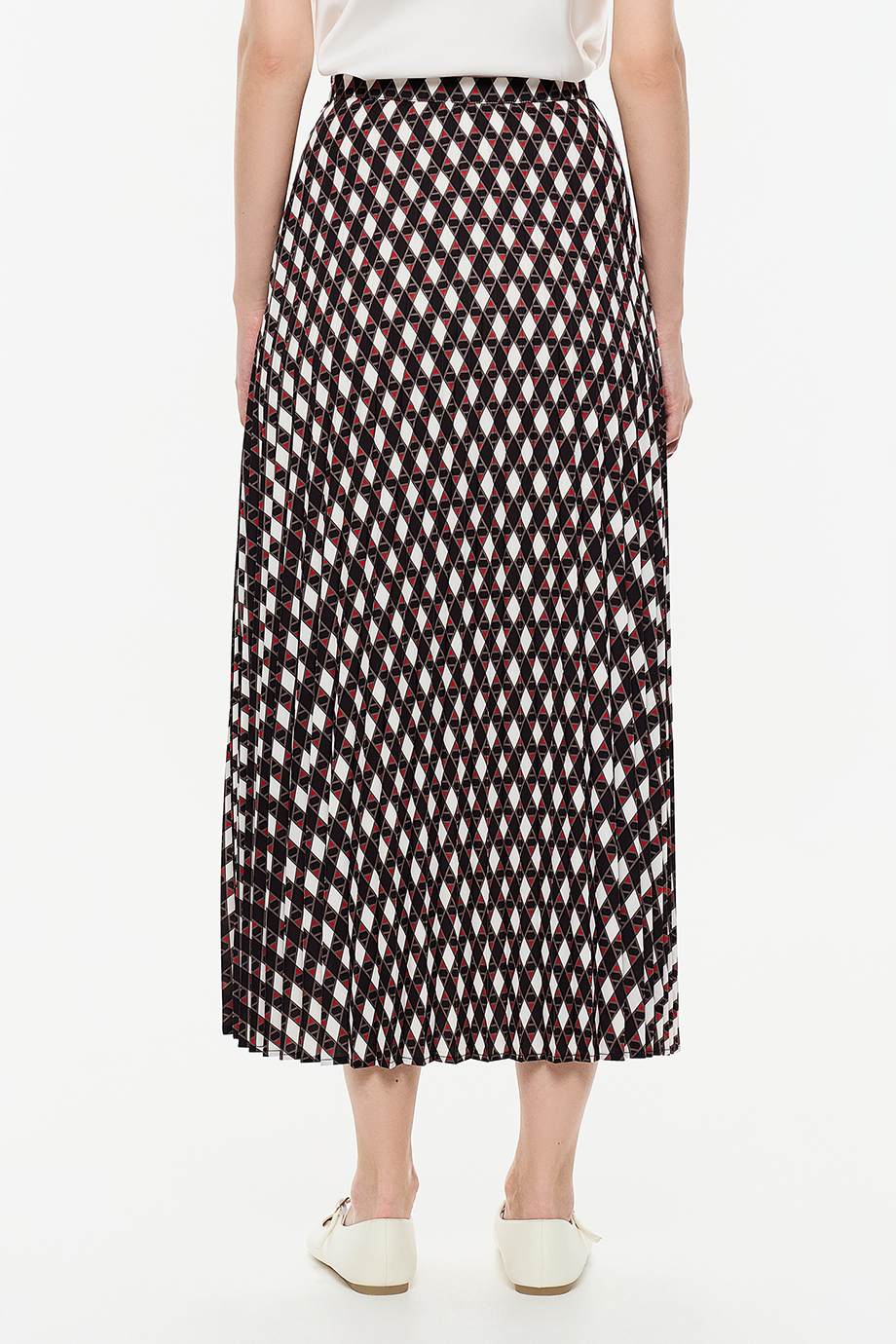 Юбка-плиссе с принтом