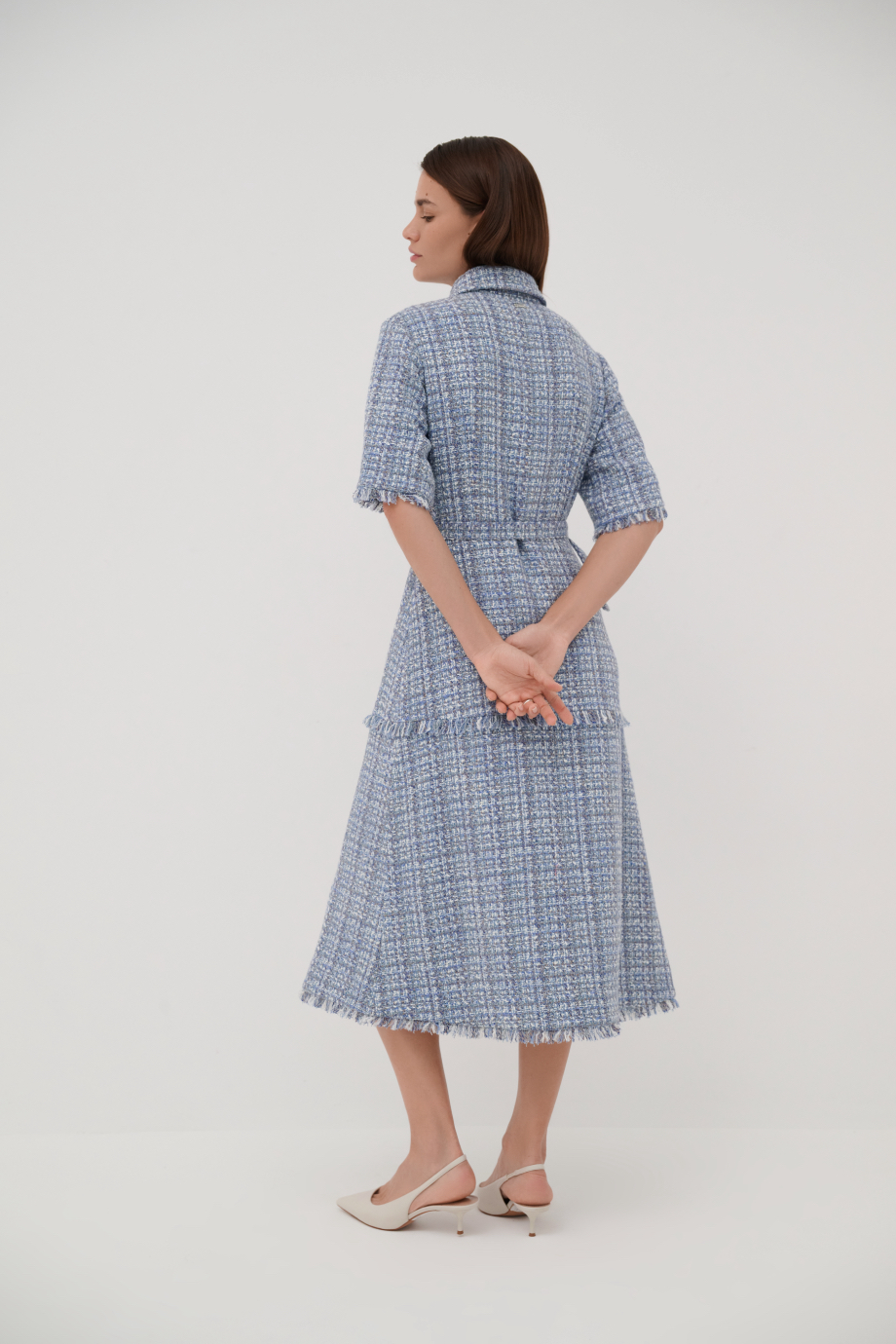 Платье из твида