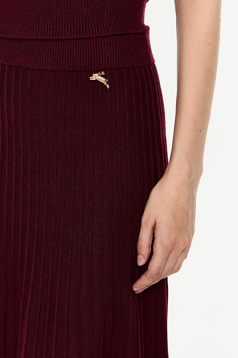 Юбка вязаная из смесовой шерсти