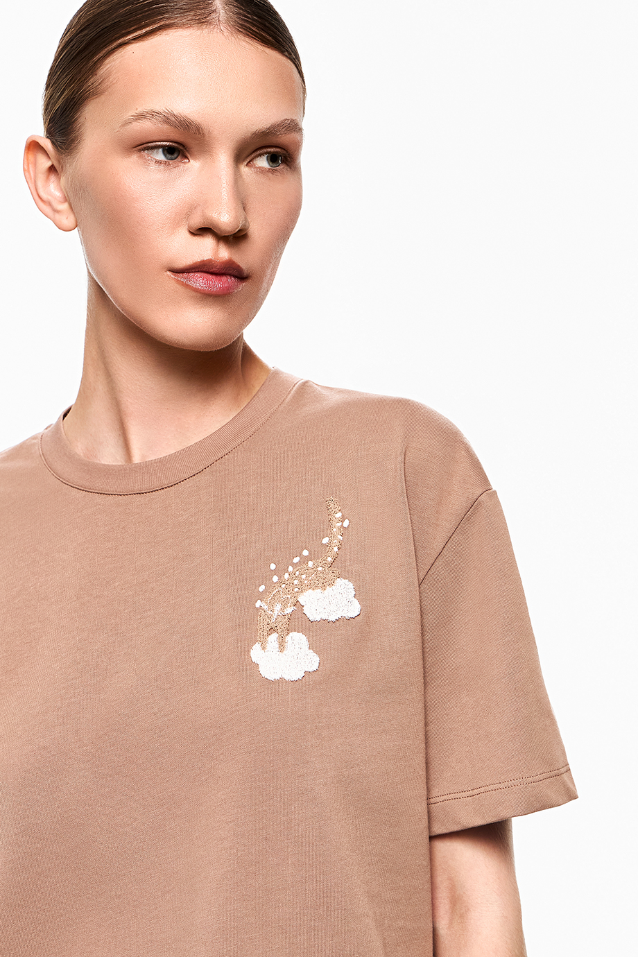 Хлопковая футболка Akhmadullina Dreams, арт. 225103120404248/419000 Хлопковая футболка Akhmadullina Dreams, арт. 225103120404248/419000