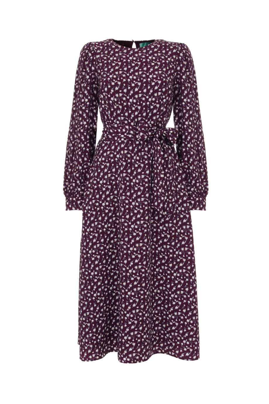 Платье из тенселя с принтом