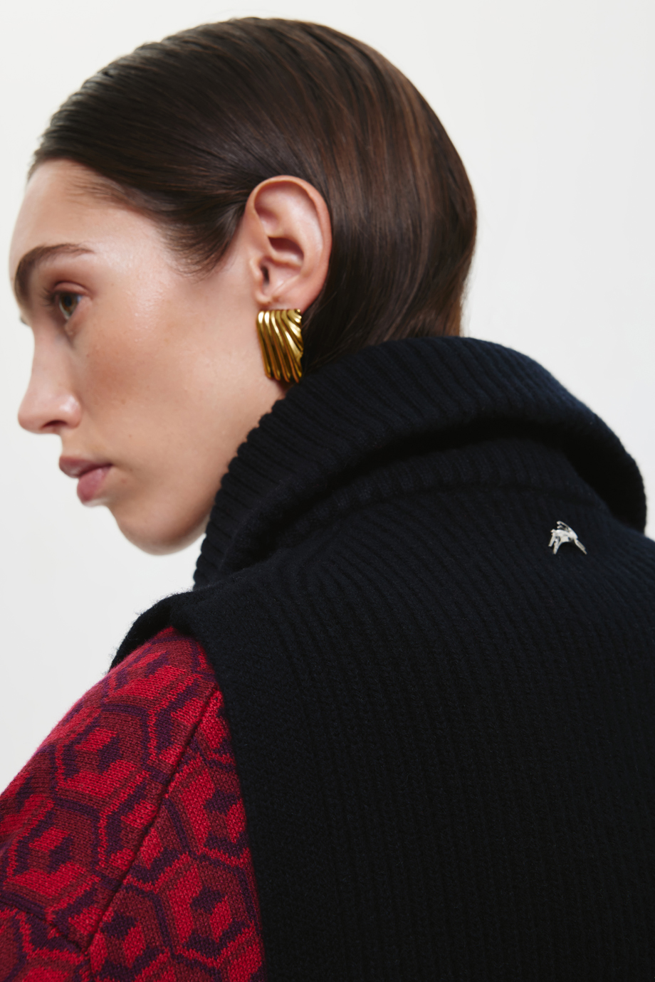 Шерстяная манишка