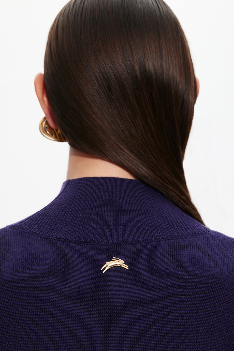 Платье-свитер из тонкой шерсти