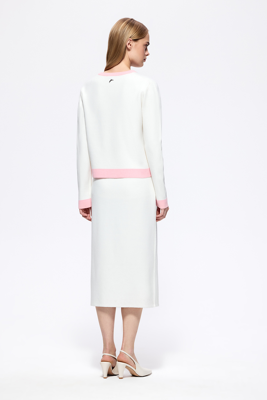 Кардиган с завязками-бантами