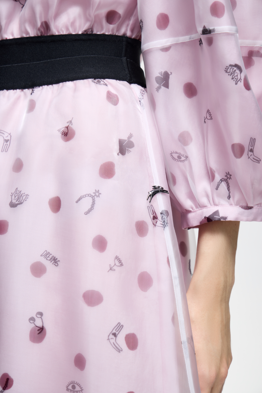 Юбка с эластичным поясом