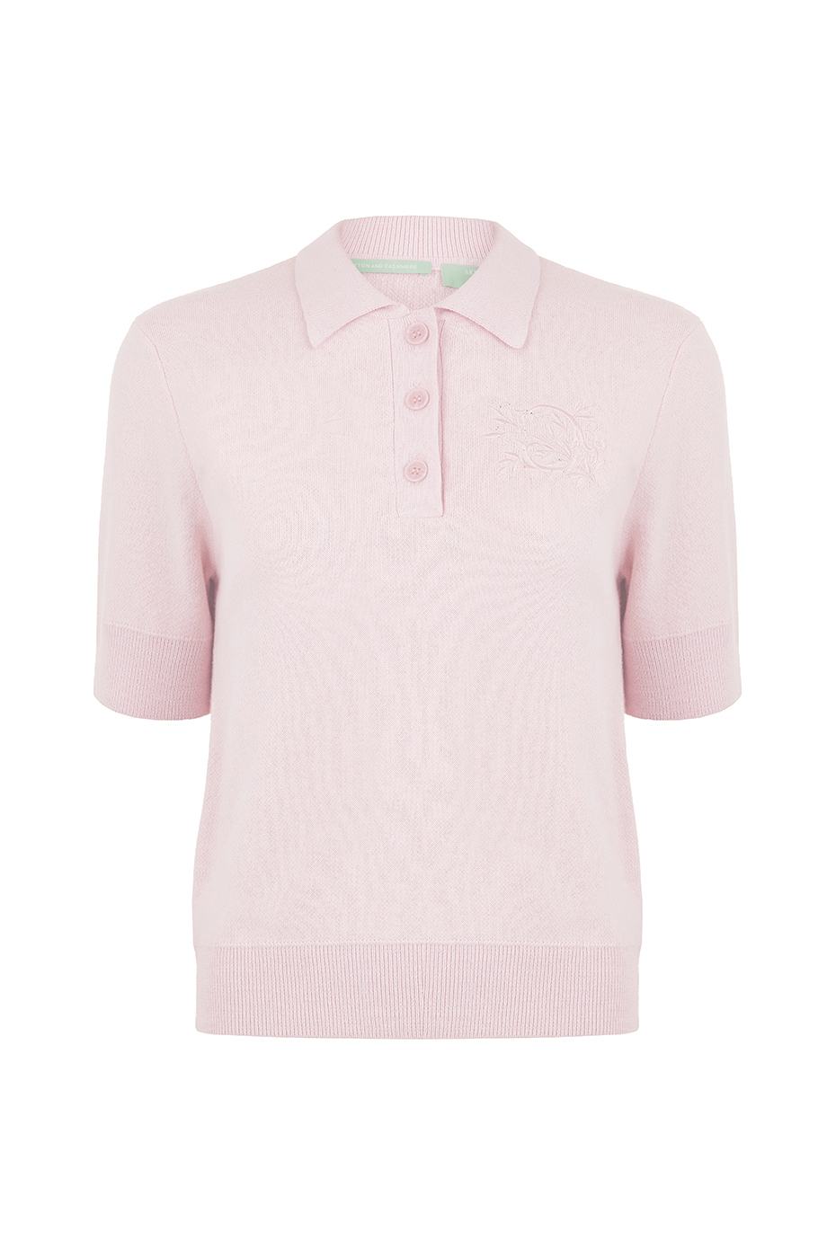 Джемпер-поло с вышивкой