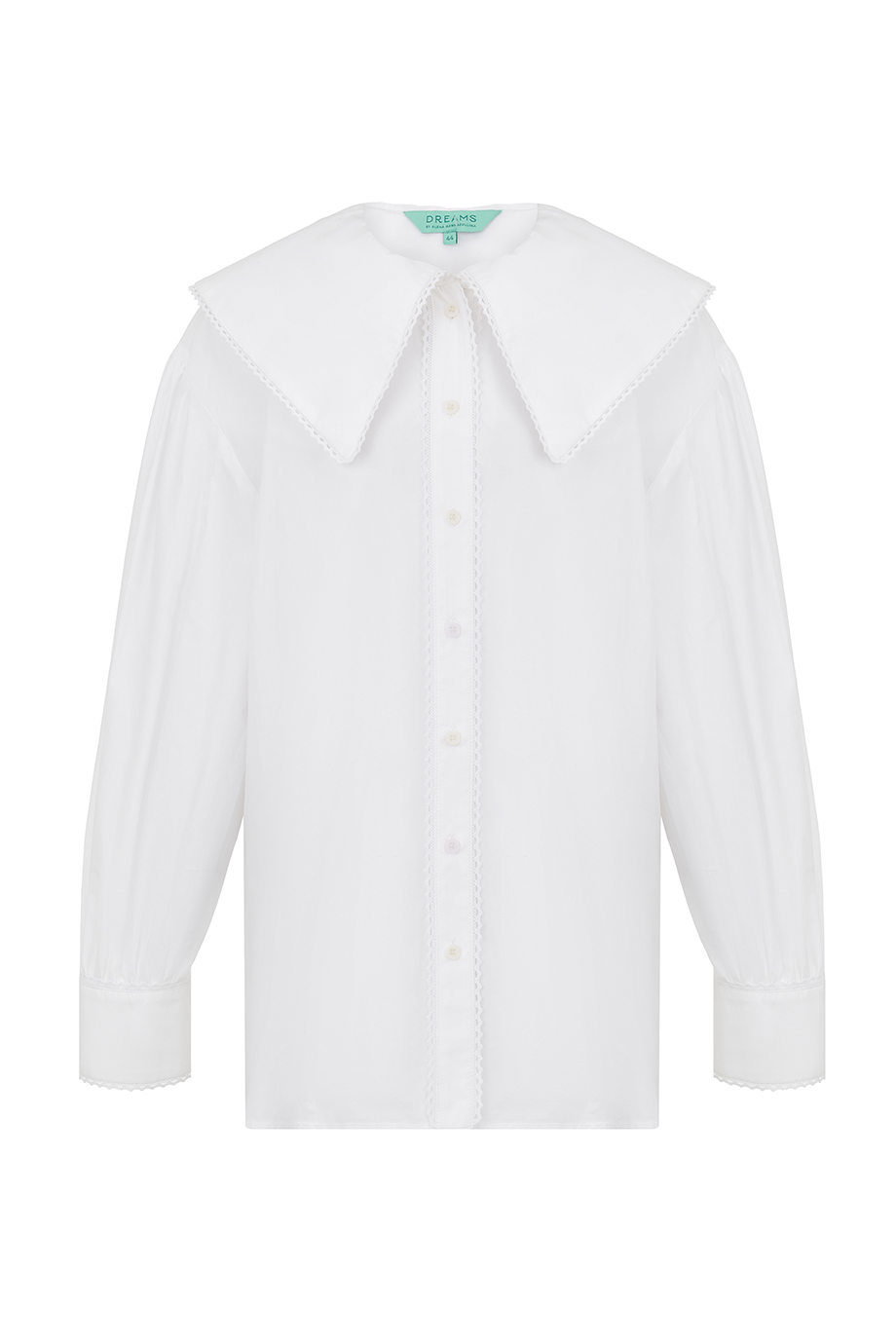 Блузка с объемным воротником