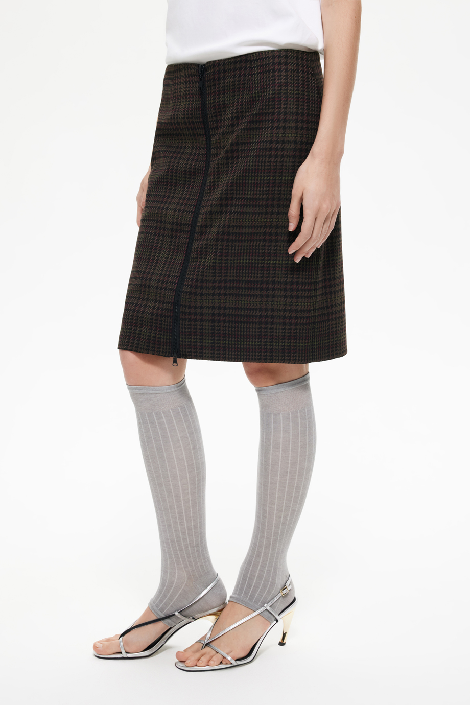 Юбка-карандаш в клетку