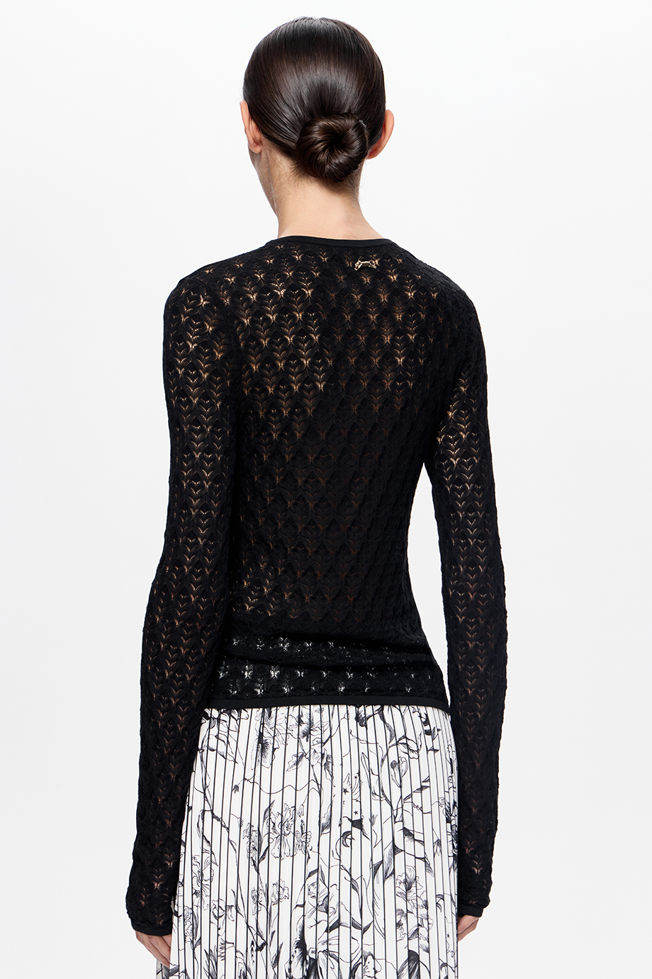 Джемпер ажурный