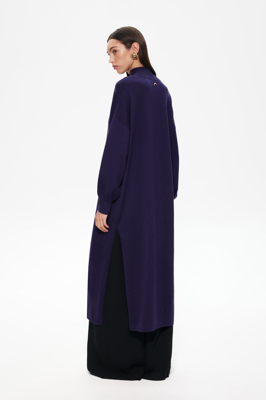 Платье-свитер из тонкой шерсти