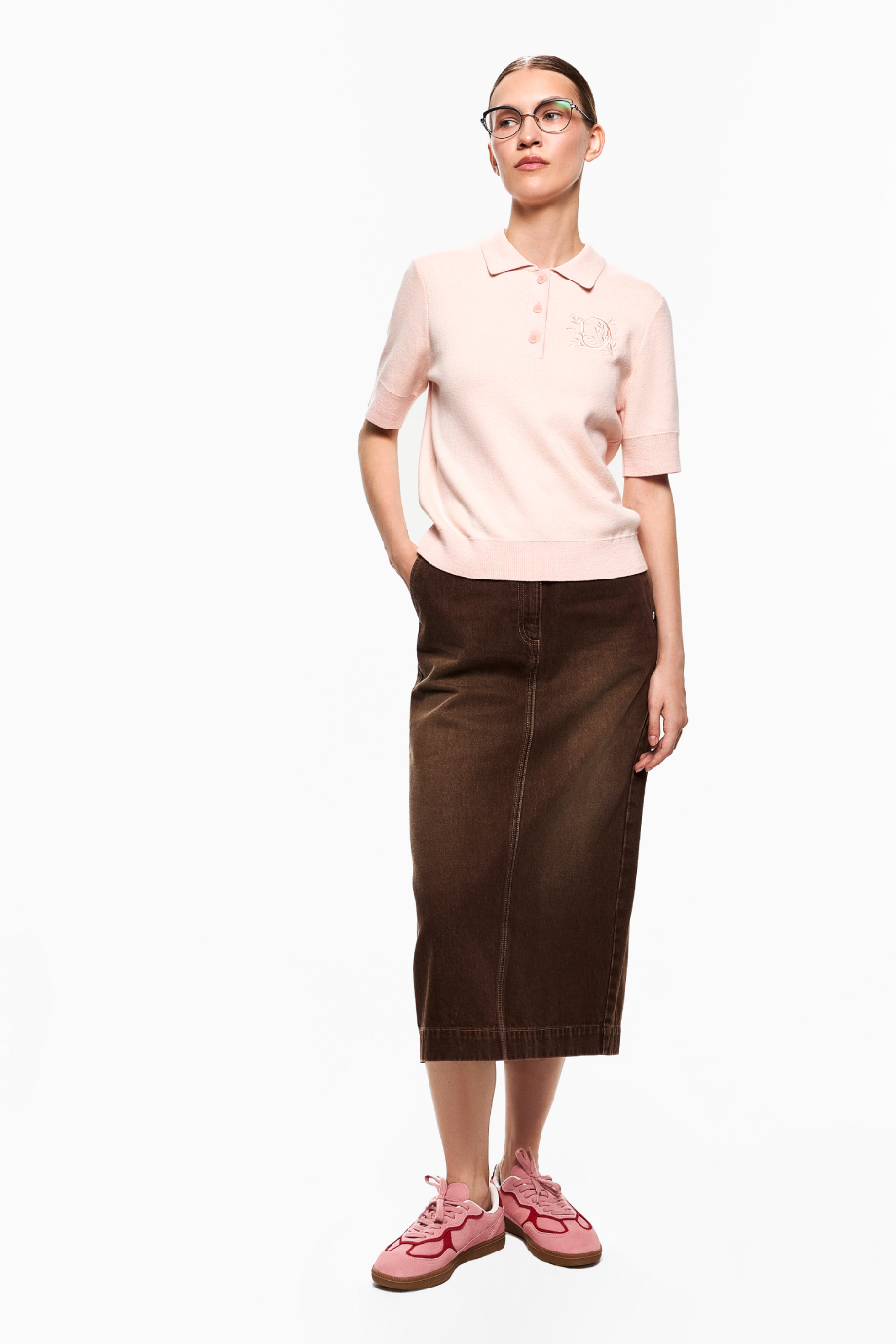 Юбка-карандаш джинсовая