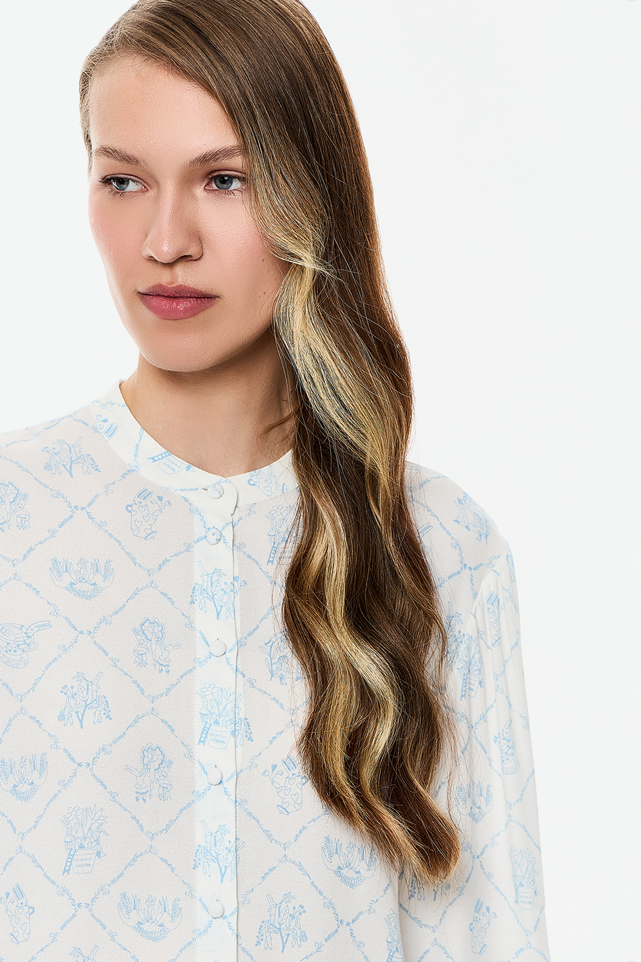 Блузка с принтом