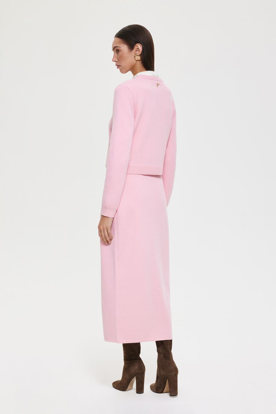 Юбка-карандаш вязаная