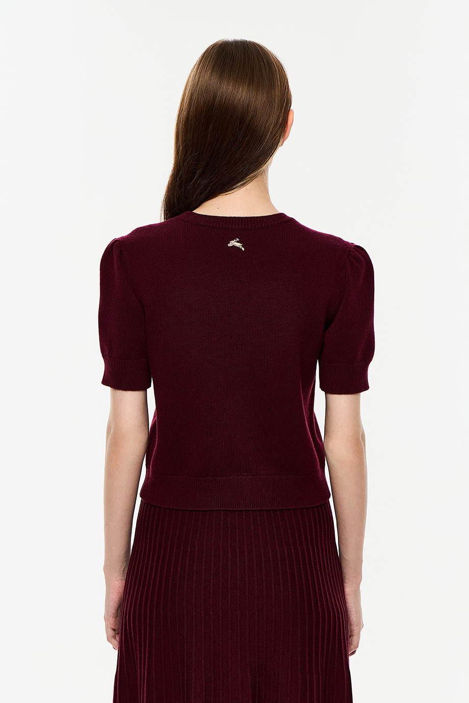 Джемпер с рукавами-фонариками