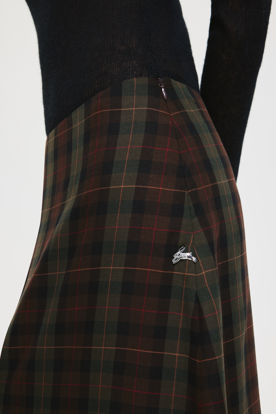 Юбка из лиоцелла в клетку