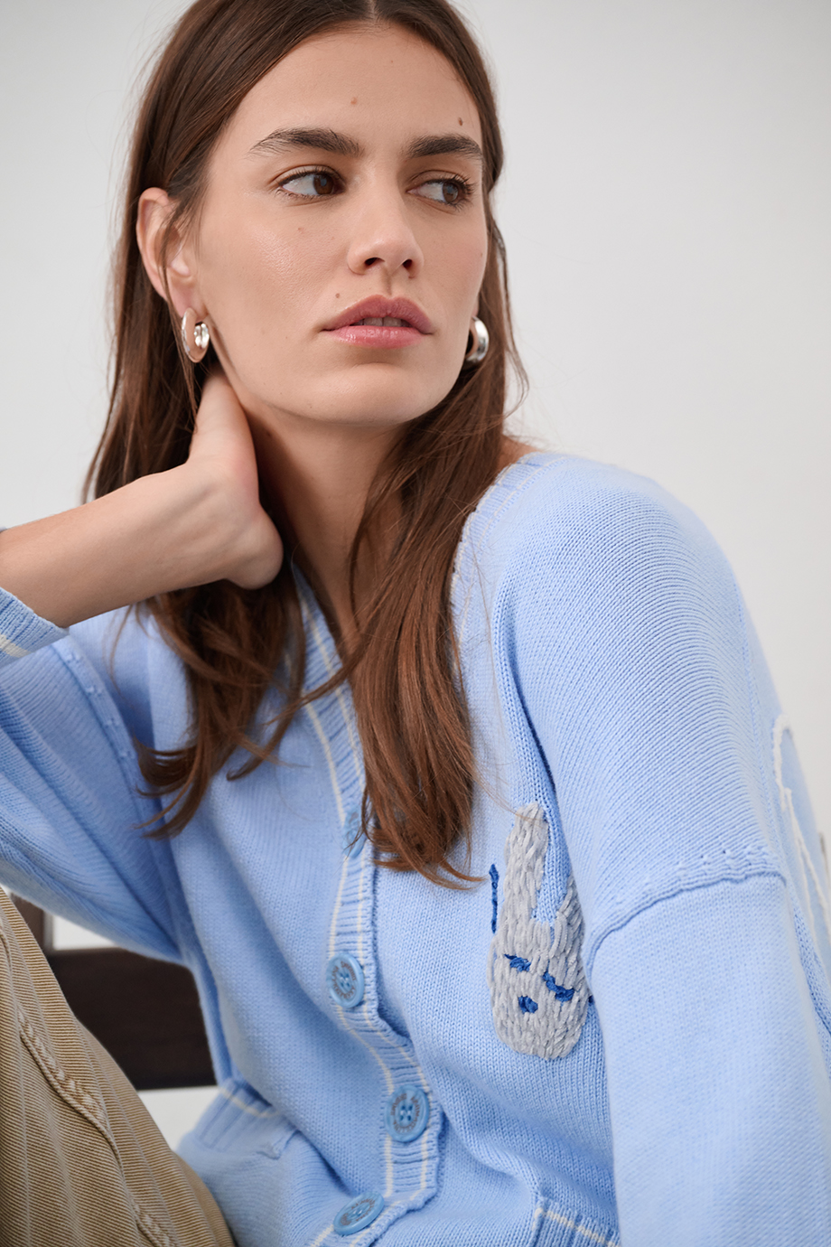 Кардиган с рисунком