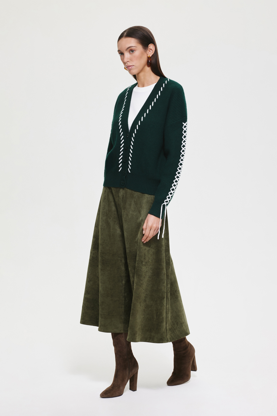 Вязаный кардиган